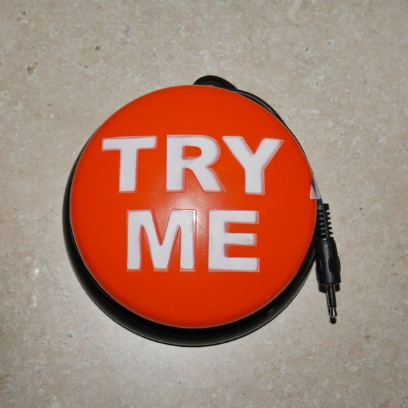Try Me Button LARGE Animatronics Lowes Home Depot Spirit Halloween Prop Animated - Picture 2 of 4